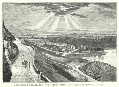 Duddingston Dorp, vanaf de Queen