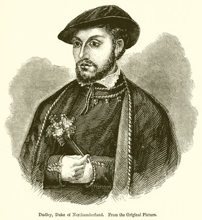 Dudley, hertog van Northumberland door English School