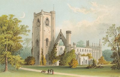 Kathedraal van Dunkeld door English School