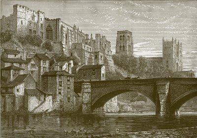 Durham, vanaf de Rivier door English School