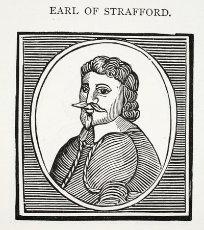 Graaf van Strafford, illustratie uit Chap-books van de achttiende eeuw door John Ashton, uitgegeven 1882 door English School