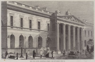 East India House, Leadenhall-Street door English School
