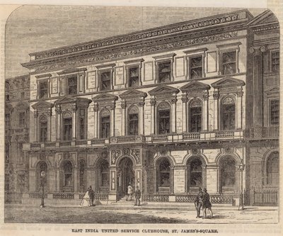 East India United Service Clubhuis, St Jamess Square door English School