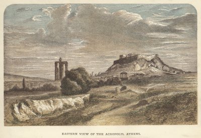 Oostelijk uitzicht op de Akropolis, Athene door English School