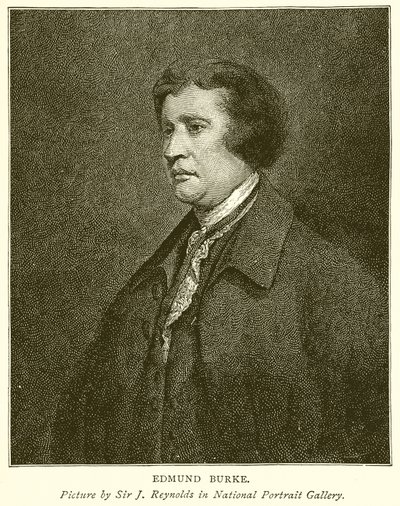 Edmund Burke door English School