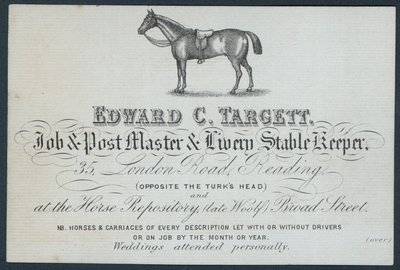 Edward C Targett, klusjesman en stalhouder door English School