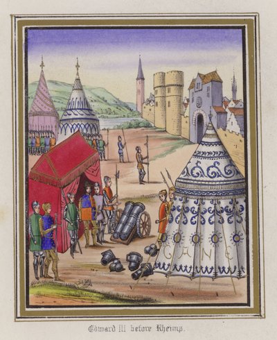 Edward III voor Reims door English School