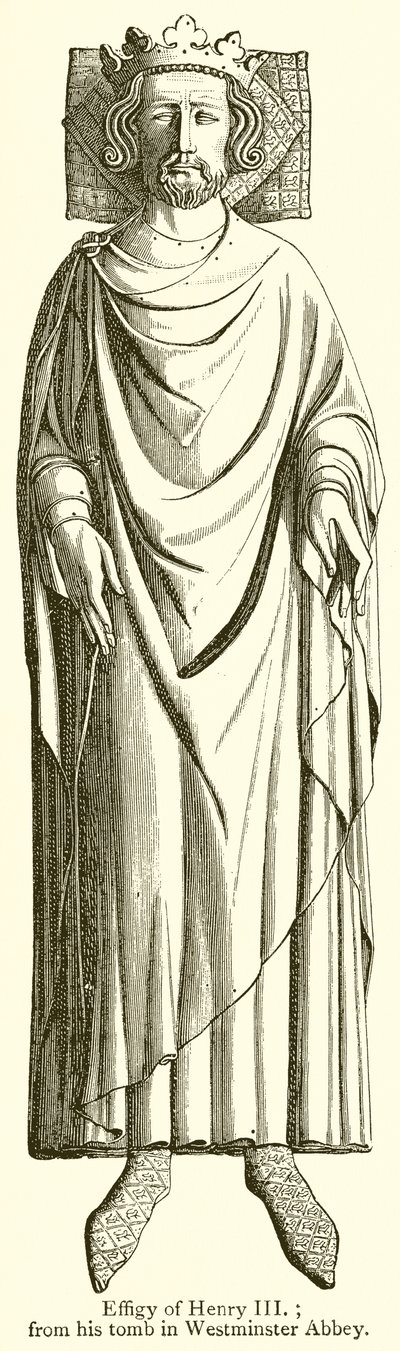 Beeld van Hendrik III door English School