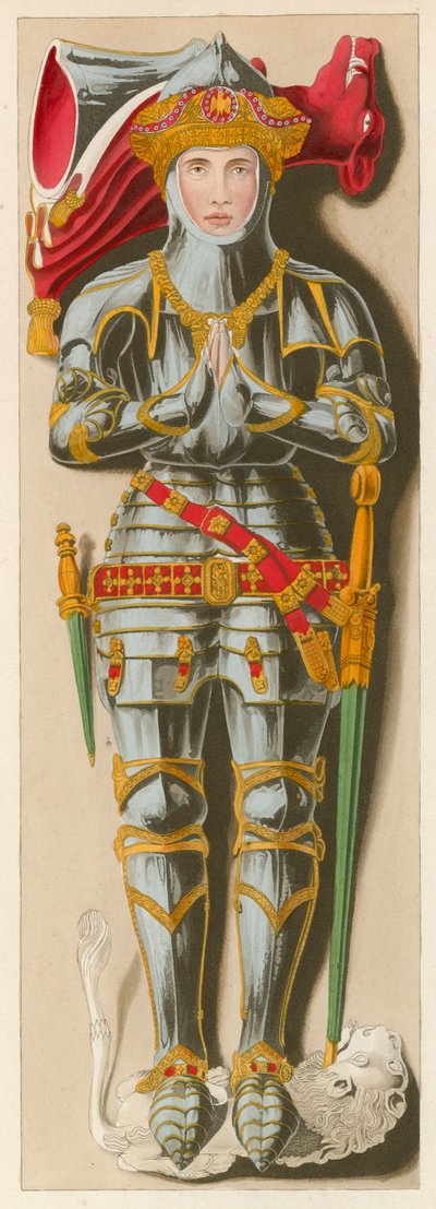 Beeld van Sir Richard Vernon, 1450 door English School