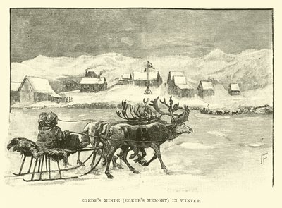 Egedes Minde (Egedes Herinnering) in de winter door English School