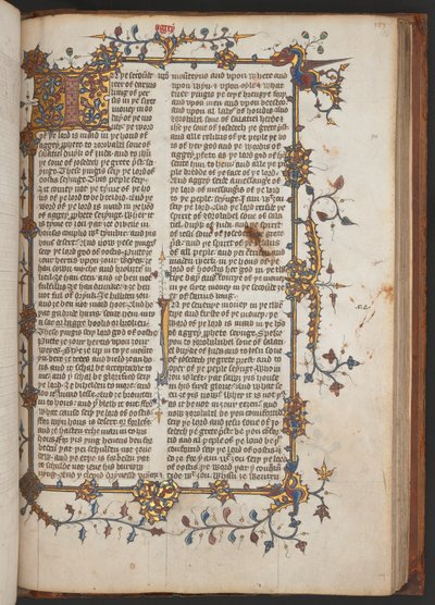 Egerton 617, Wycliffite Bijbel, vóór 1397 (perkament) door English School