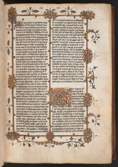 Egerton 617, Wycliffite Bijbel, vóór 1397 (perkament) door English School