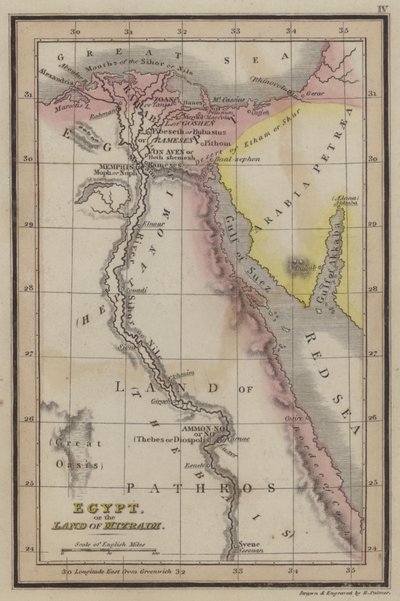 Egypte, of het Land van Mizraim door English School
