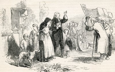 Uitdrijving van non-conformisten op St. Bartholomews Day door English School