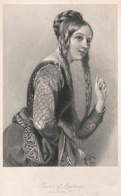 Eleanor van Aquitanië, illustratie uit 
