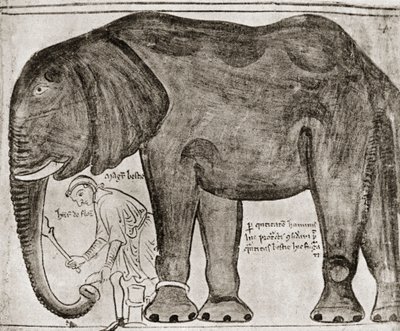 Olifant gestuurd door St Louis naar Henry III, uit 