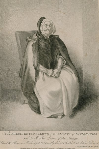 Elizabeth Alexander, weduwe, 104 jaar oud door English School
