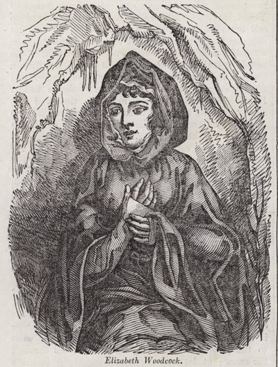 Elizabeth Woodcock (gravure) door English School