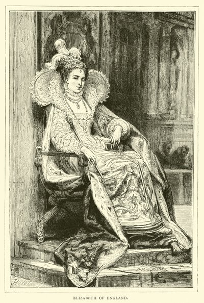 Elizabeth van Engeland door English School