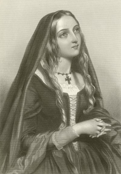 Elizabeth Woodville, koningin van koning Edward IV door English School