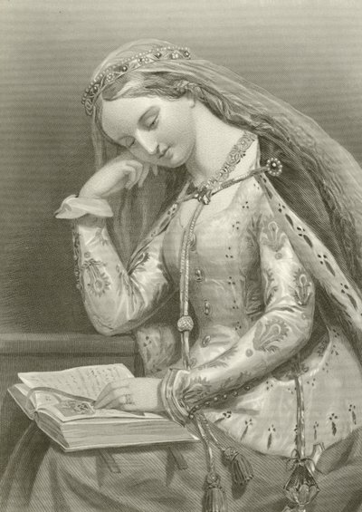 Elizabeth van York, koningin van koning Hendrik VII door English School