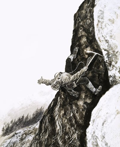Emil Habl valt van de Mount Rex in de Oostenrijkse Alpen door English School