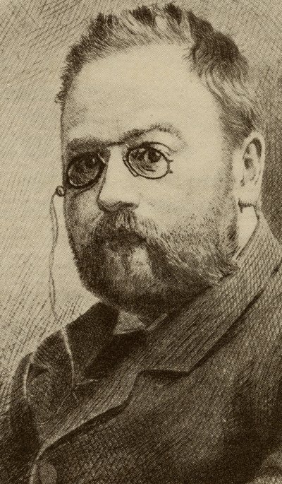 Émile Zola (1840-1902) door English School