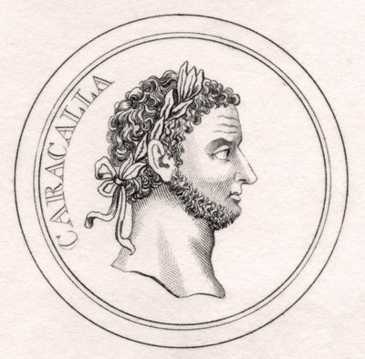 Keizer Caracalla, uit 