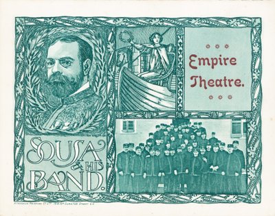 Empire Theatre, Londen, met Sousa en zijn Band door English School