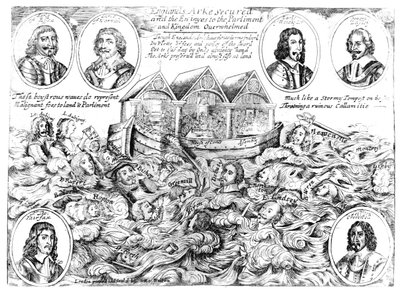 Engelands Ark Beveiligd en de Vijanden van het Parlement en Koninkrijk Overweldigd, 1645-46 door English School