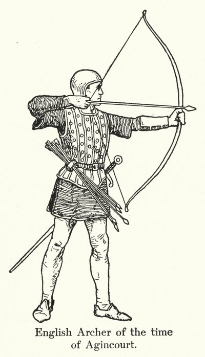 Engelse Boogschutter uit de Tijd van Agincourt door English School