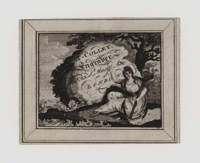 Graveurs, T Colley, handelskaart door English School