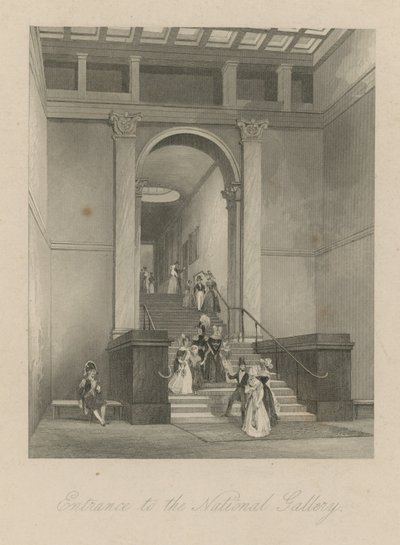 Ingang van de Nationale Galerij door English School