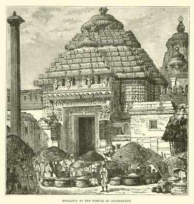 Ingang van de Tempel van Juggernaut door English School