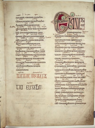 Brief van Eusebius aan Carpianus, uit de 