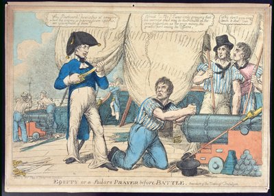 Gelijkheid of een matrozengebed voor de strijd, uitgegeven door Thomas Tegg door English School
