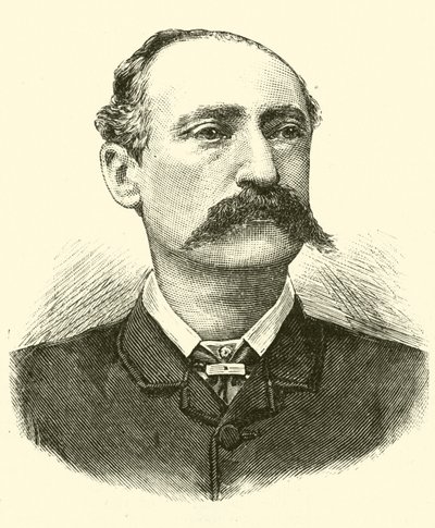Ernest Giles (gravure) door English School
