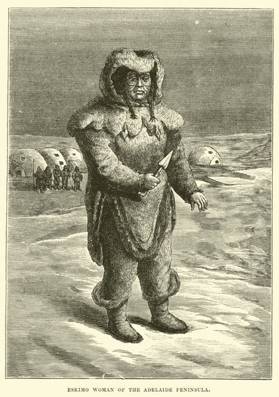 Eskimo vrouw van het Adelaide-schiereiland door English School