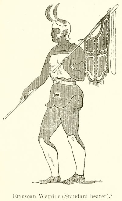 Etruskische Krijger (Vaandeldrager) door English School