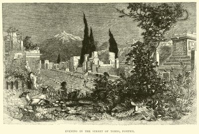 Avond in de Straat der Graven, Pompeii door English School