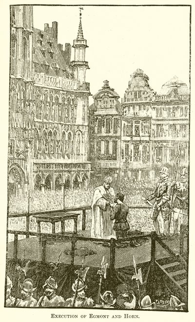 Executie van Egmont en Horn door English School