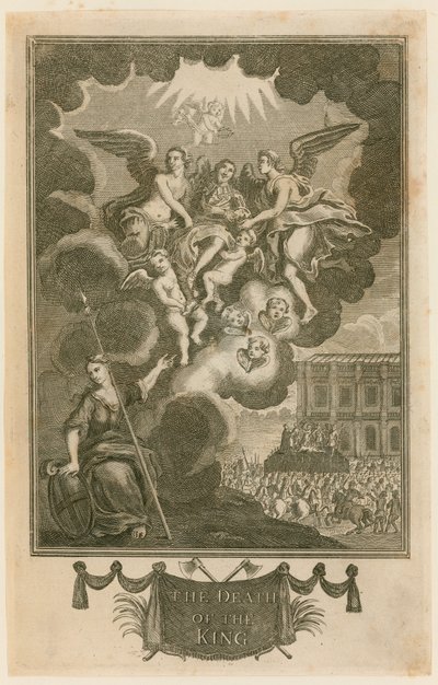 Executie van koning Karel I in Whitehall door English School