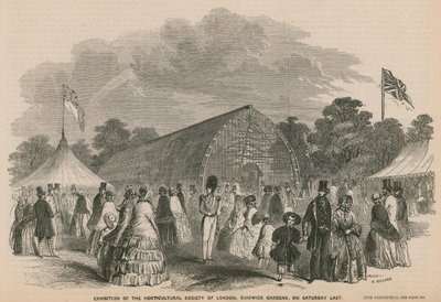 Tentoonstelling van de Horticultural Society of London, Chiswick Gardens door English School
