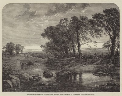 Tentoonstelling van de Koninklijke Academie, het "Avonduur" door English School