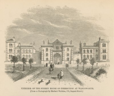 Exterieur van het Surrey House of Correction door English School