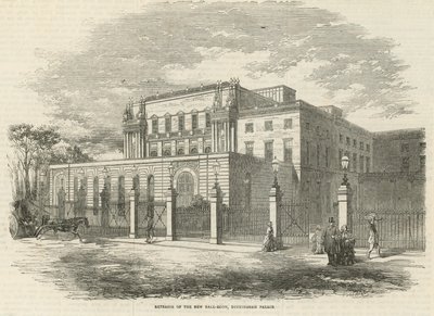 Exterieur van de nieuwe balzaal door English School