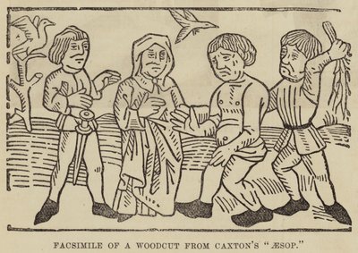 Facsimile van een Houtsnede uit Caxton