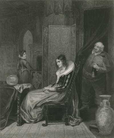 Falstaff en Mevrouw Ford, de Vrolijke Vrouwtjes van Windsor door English School