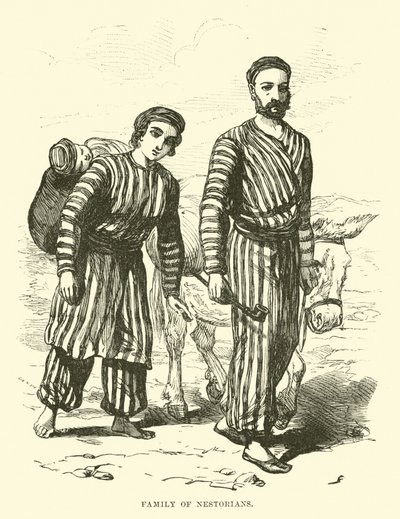 Familie van Nestorianen door English School