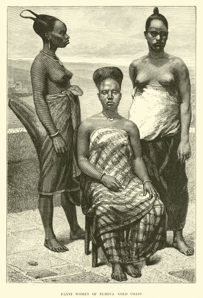 Fanti vrouwen van Elmina, Goudkust door English School